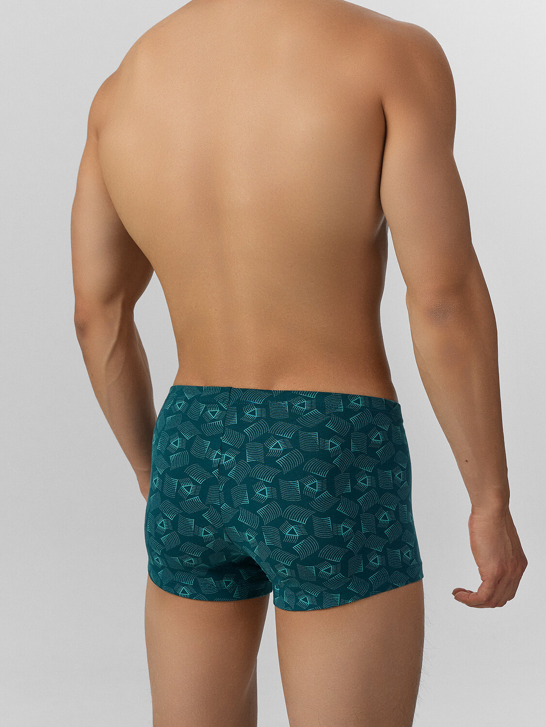 MARK FORMELLE Трусы 574223 411122-3 узор на атлантике +св.серый +черный