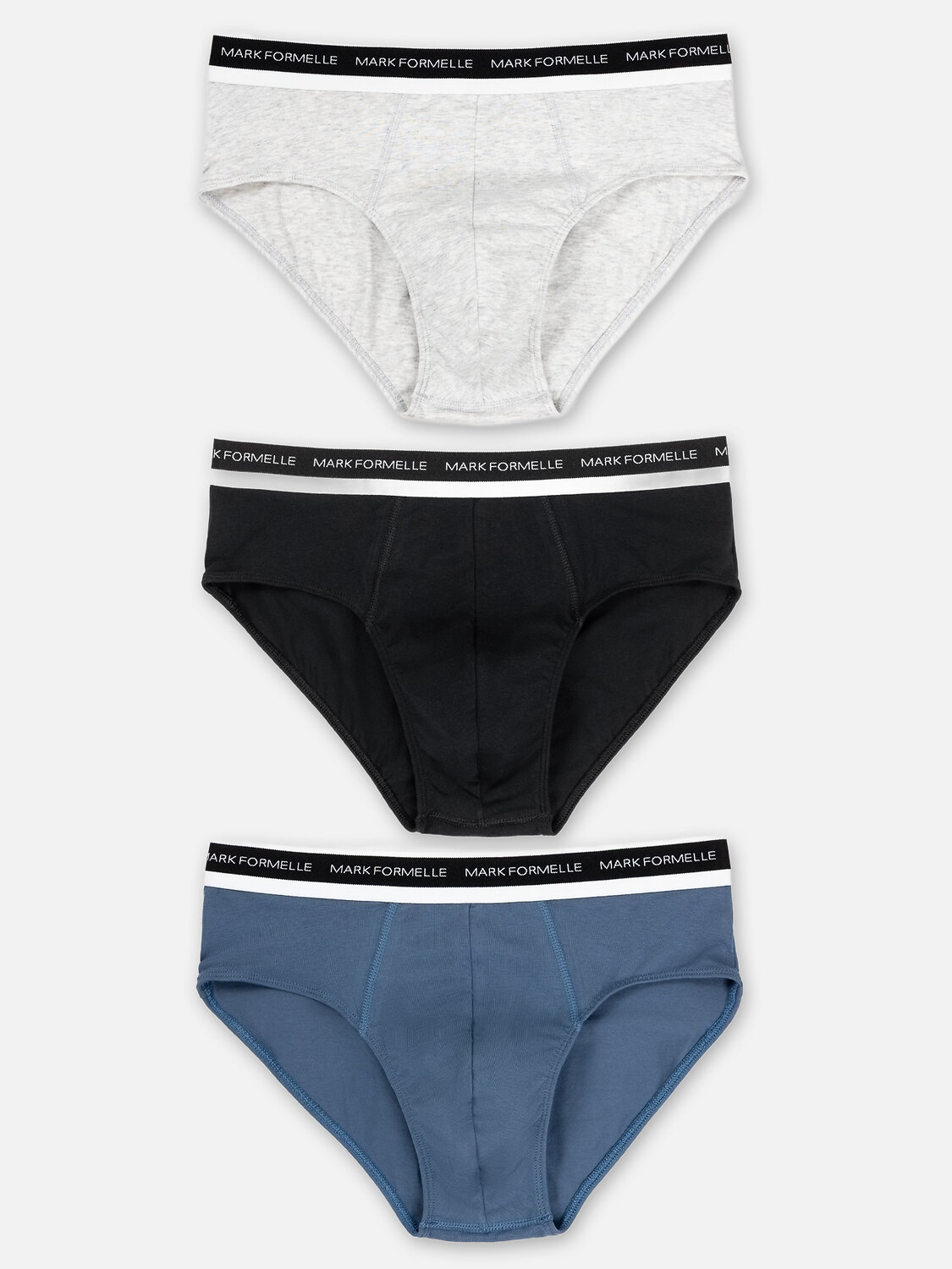 MARK FORMELLE Трусы 574227 411170-3 серый меланж+шторм +черный
