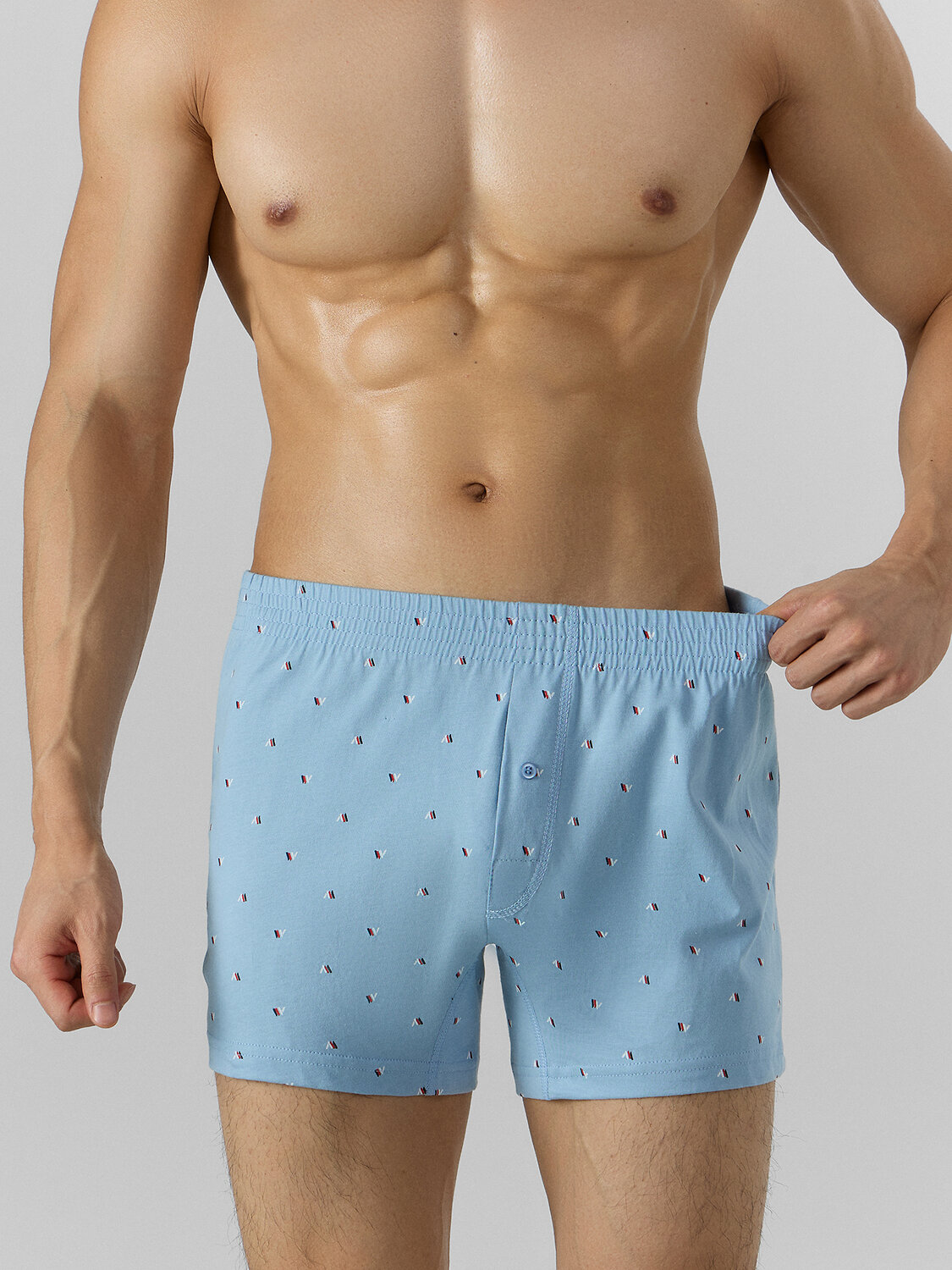 MARK FORMELLE Трусы 574231 411152-3 узор на п.голубом + узор на гл.синем +узор на черном