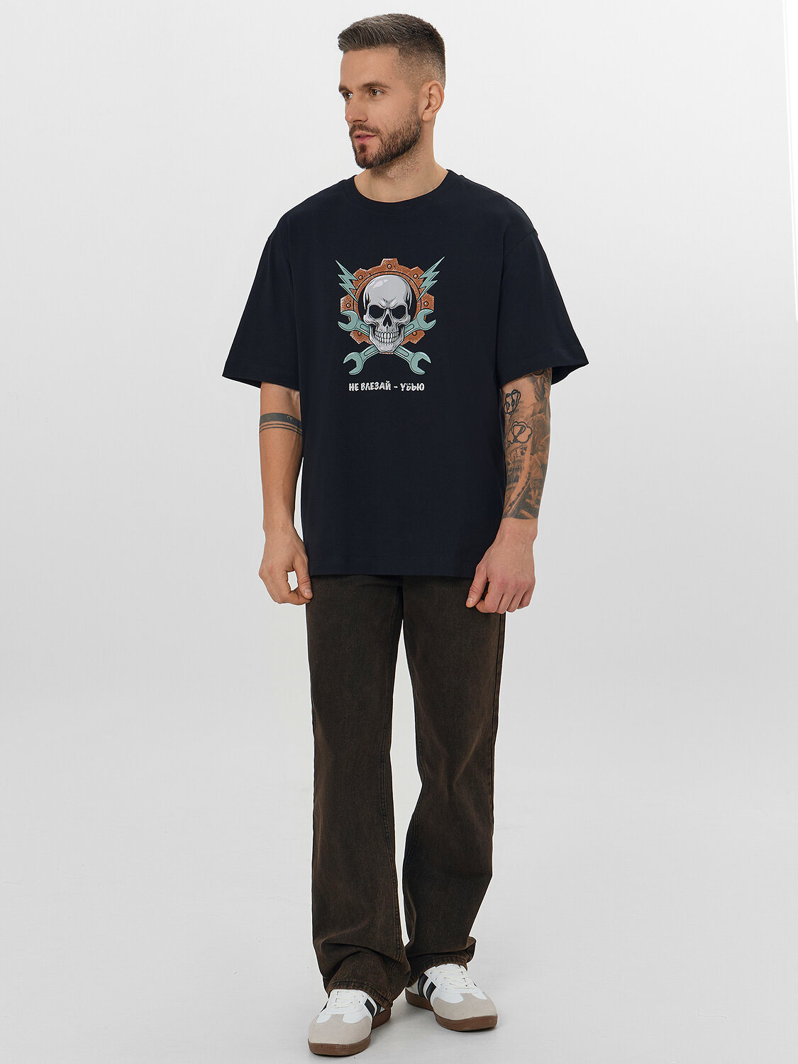 MARK FORMELLE Футболка 574244 111858 черный +печать