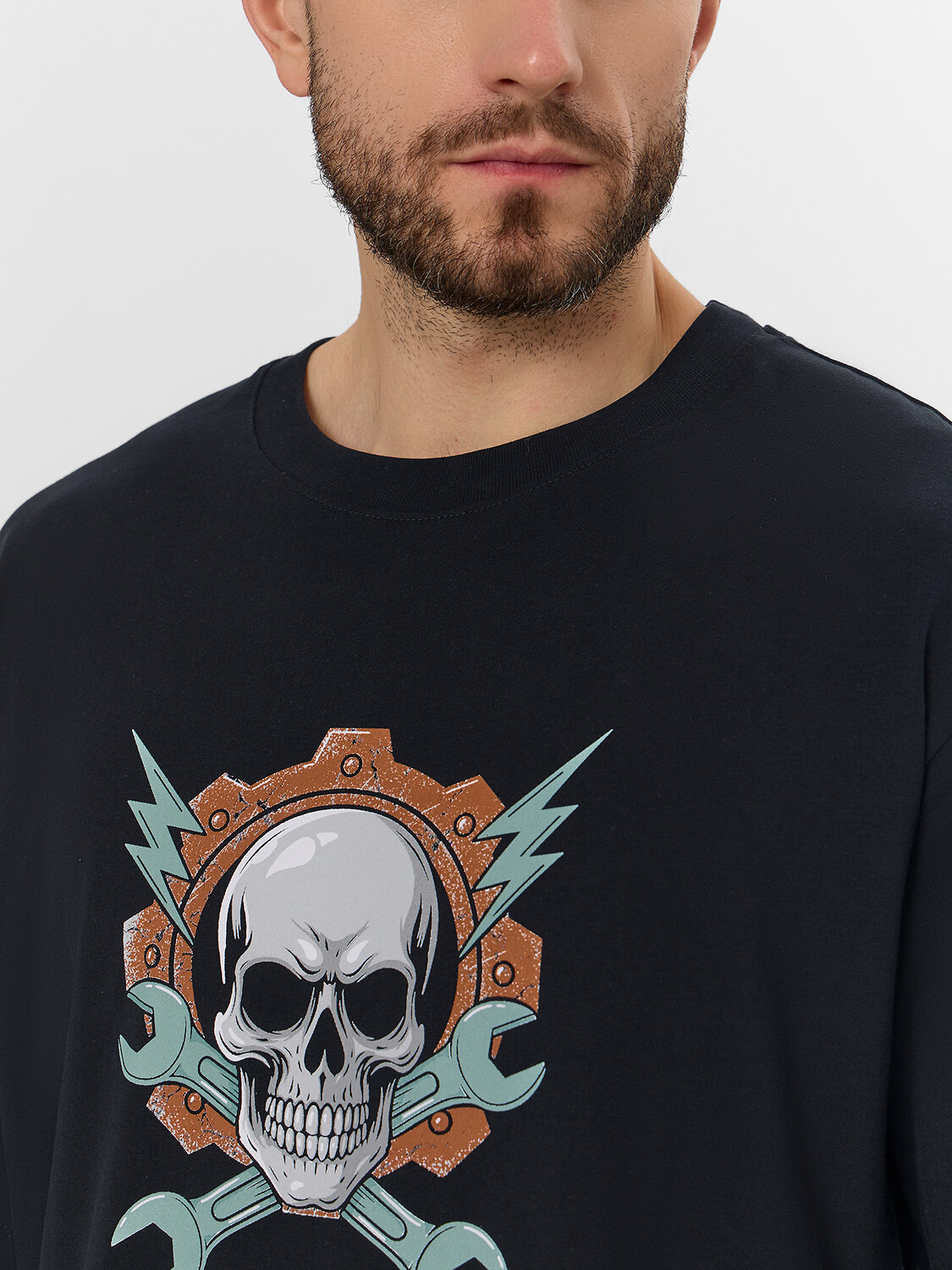 MARK FORMELLE Футболка 574244 111858 черный +печать