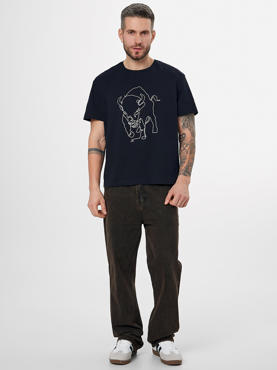 MARK FORMELLE Футболка 574249 111935 черный +печать