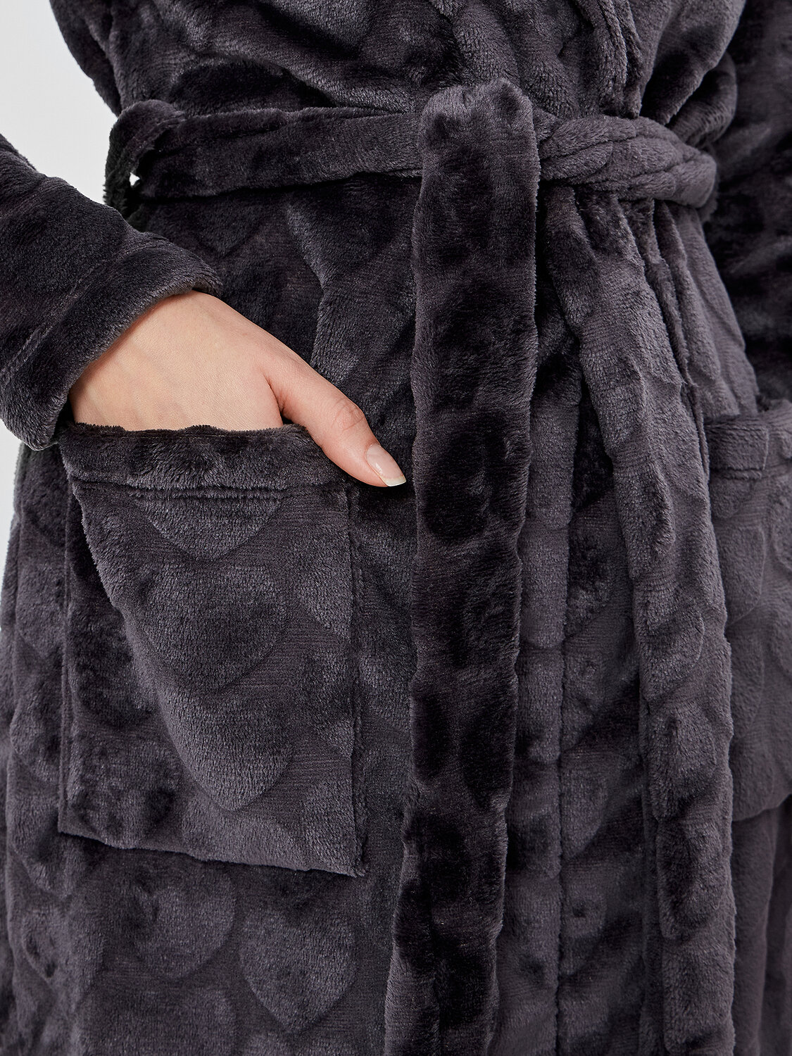 MARK FORMELLE Халат 574261 552278 серые сердечки