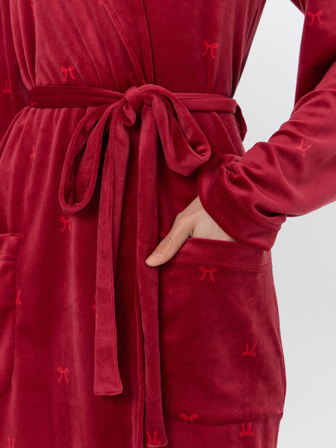 MARK FORMELLE Халат 574263 552293 бантики на бордовом