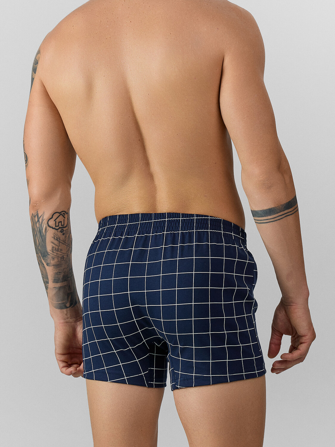 MARK FORMELLE Трусы 574275 411152 клетка на т.синем