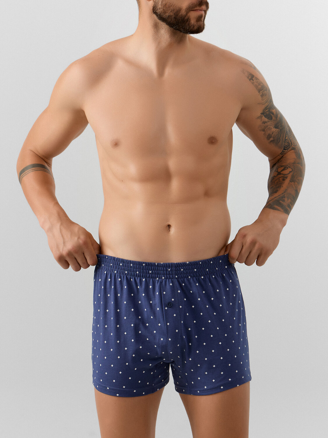 MARK FORMELLE Трусы 574278 411152 звездочки на джинсовом