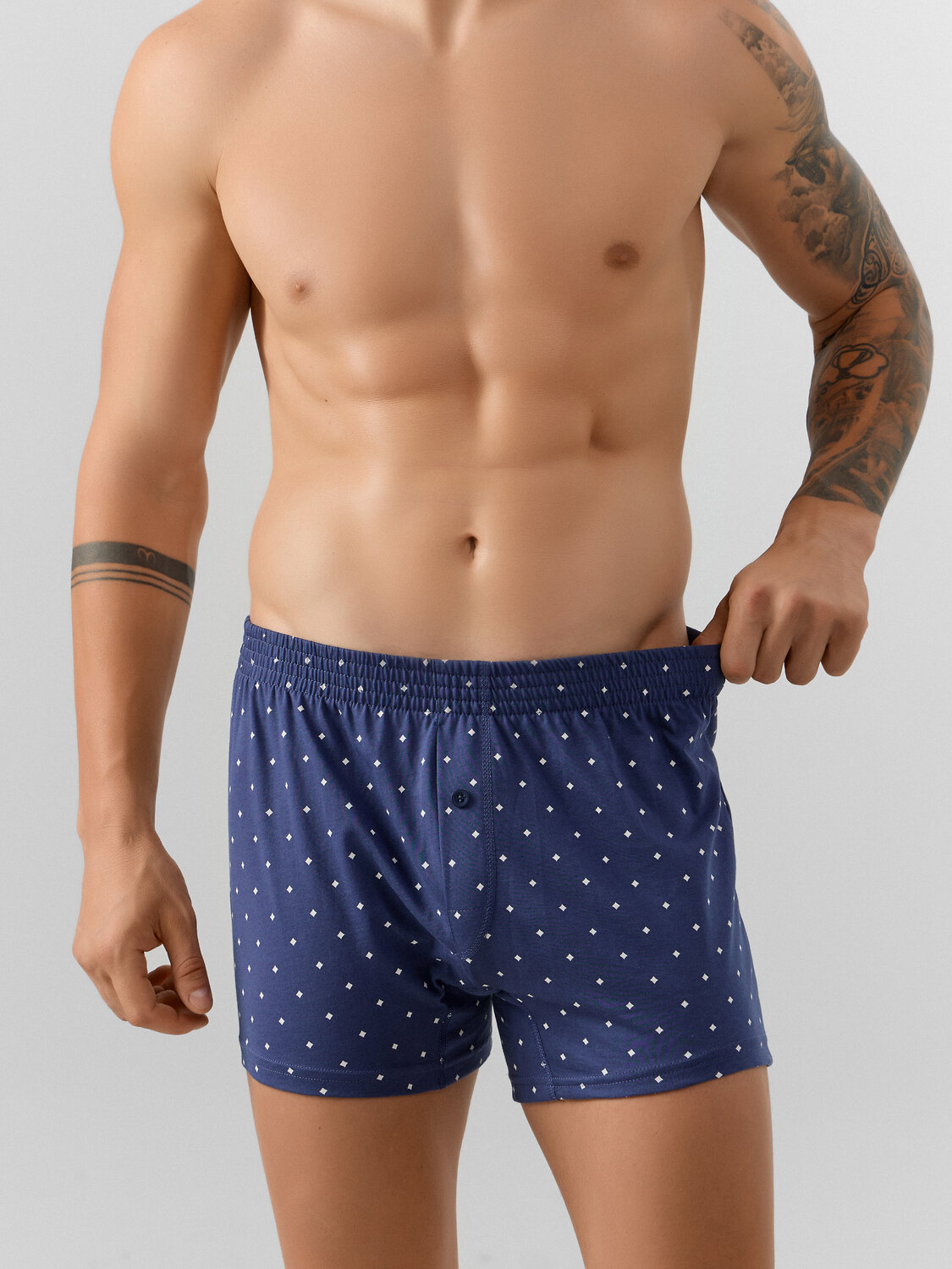 MARK FORMELLE Трусы 574278 411152 звездочки на джинсовом