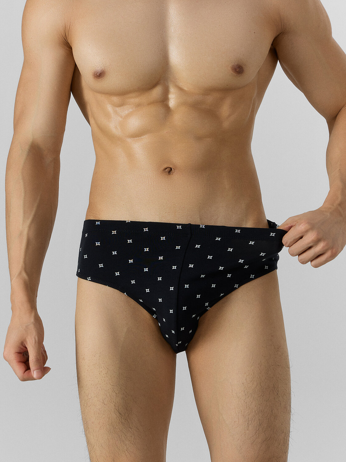 MARK FORMELLE Трусы 574289 411120 квадраты на черном