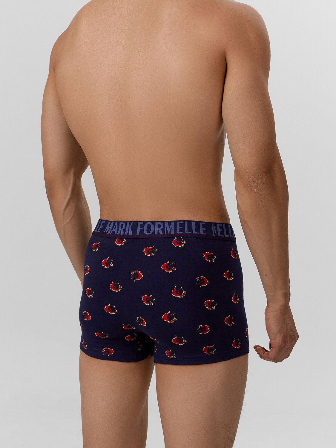 MARK FORMELLE Трусы 574302 411228 огненные лошади на т.синем