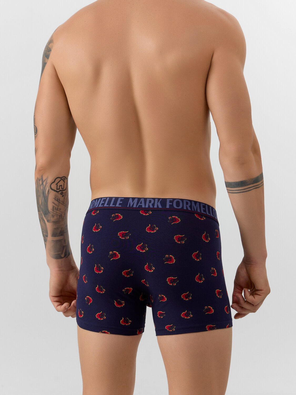 MARK FORMELLE Трусы 574311 411221 огненные лошади на т.синем