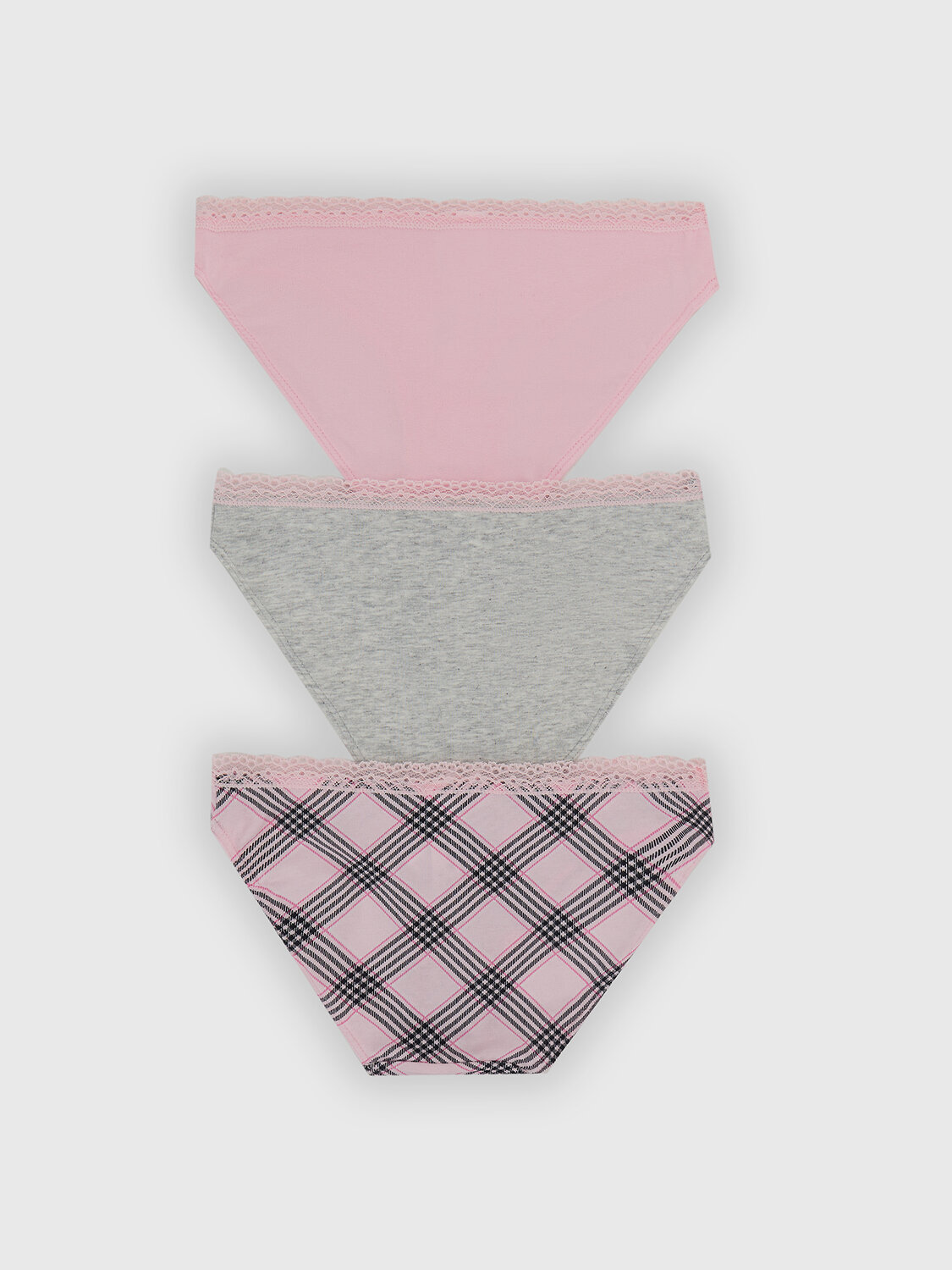 MARK FORMELLE Трусы 574334 417750-3 клетка черно -розовая