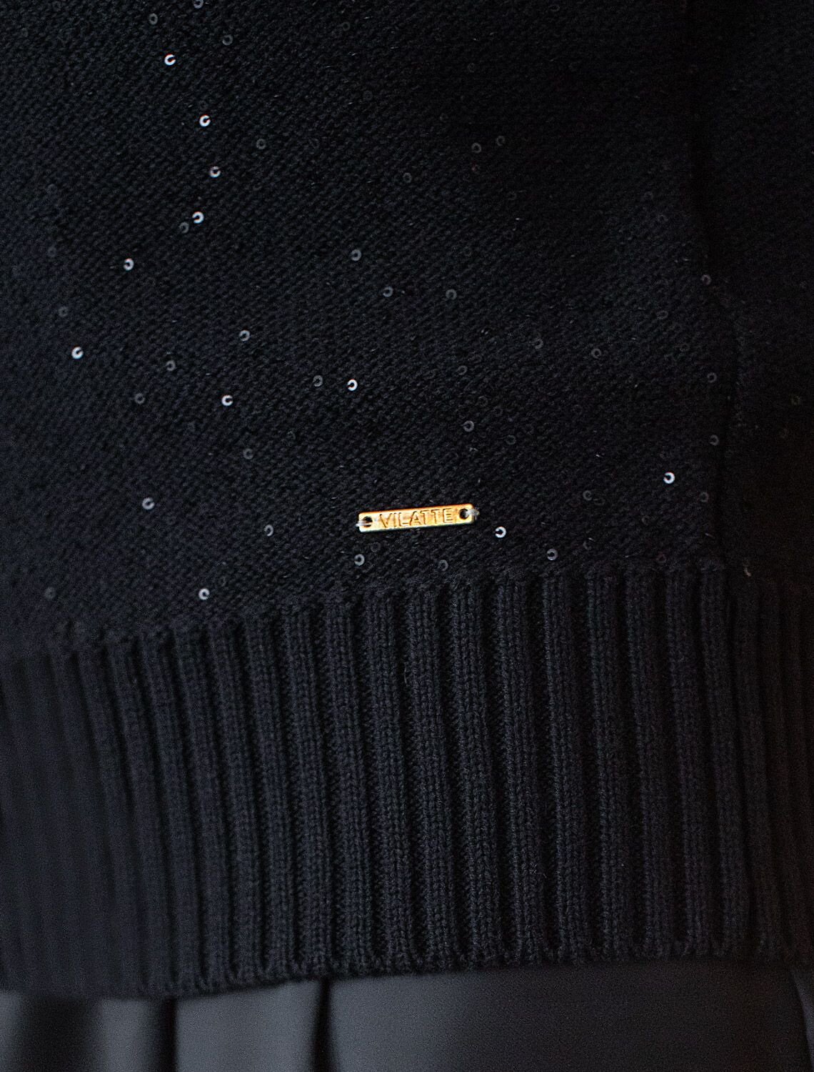 VILATTE Джемпер 574369 D39.624 черный