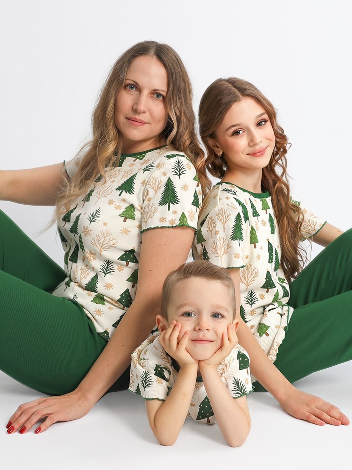 Соль&Перец Пижама 574374 SP0441KF зелено-белый