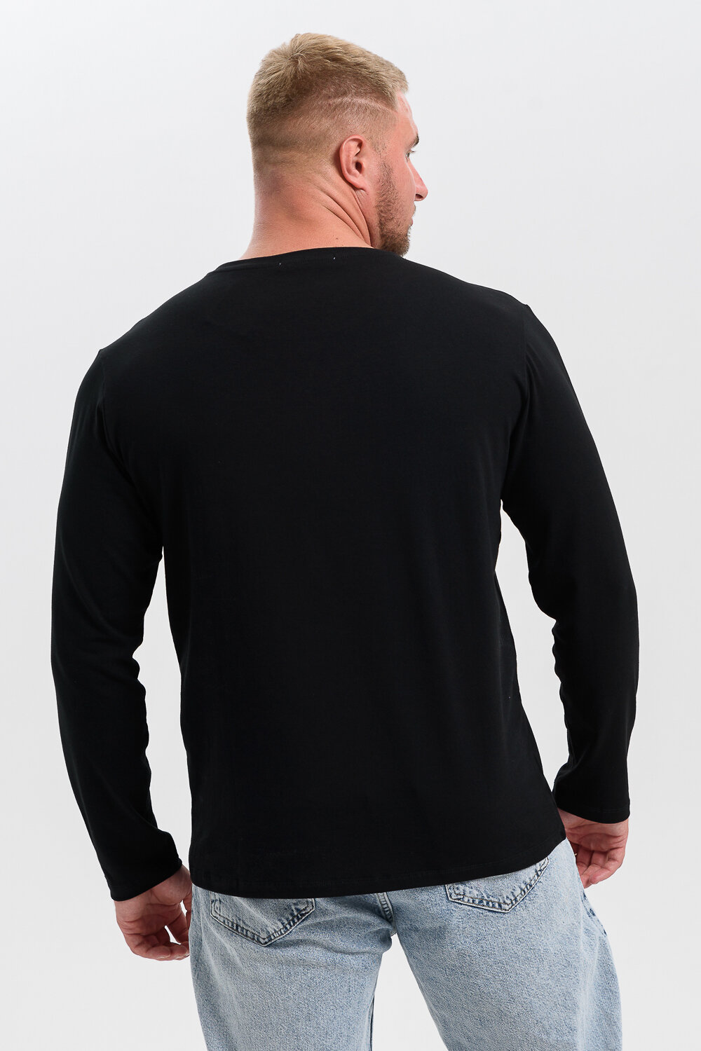 Натали Лонгслив 574378 14403 белый+черный