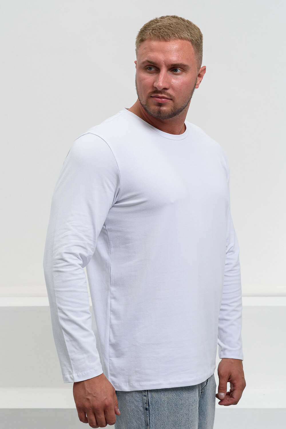 Натали Лонгслив 574378 14403 белый+черный