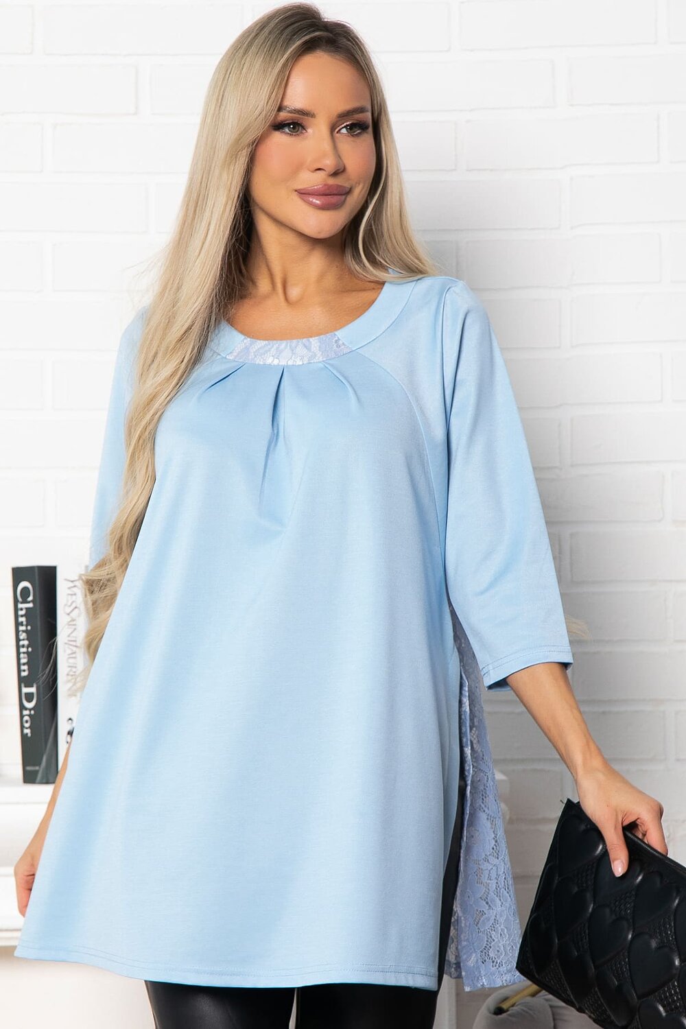 LT Collection Туника 574381 Б14917-10М голубой