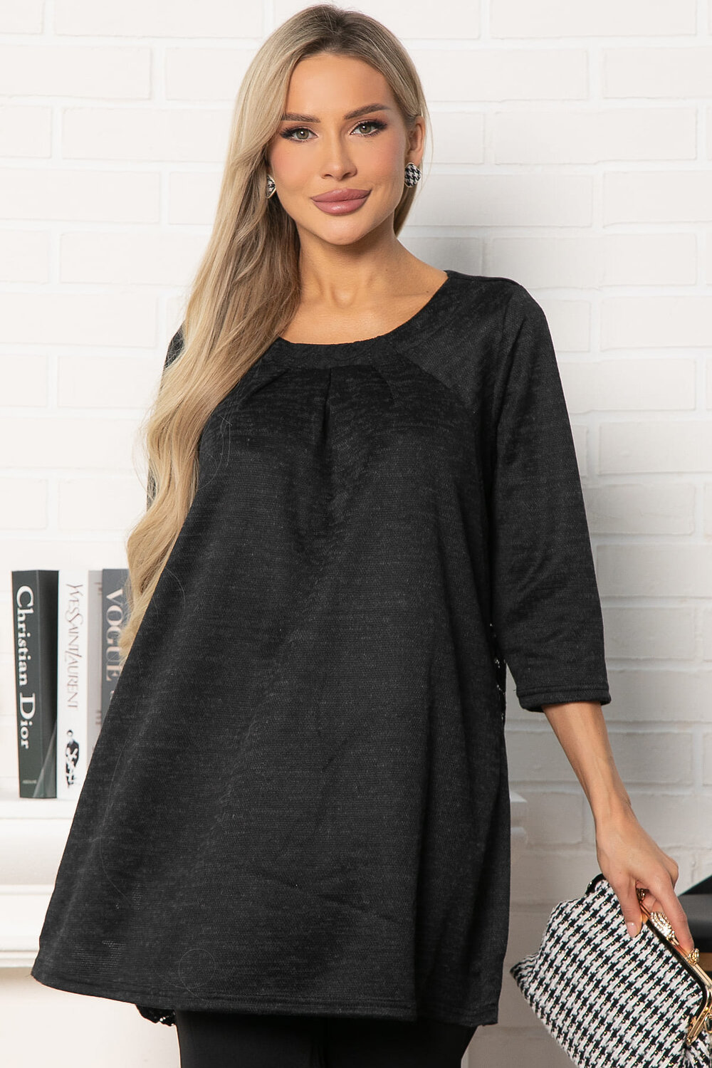 LT Collection Туника 574382 Б14919-10М черный