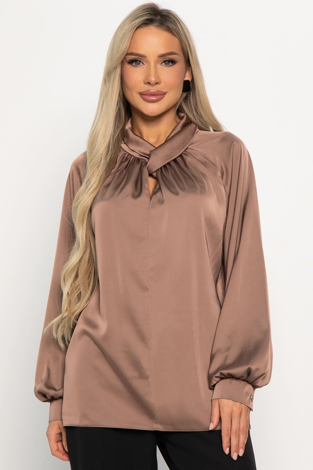 LT Collection Блуза 574383 Б14927-30М коричневый