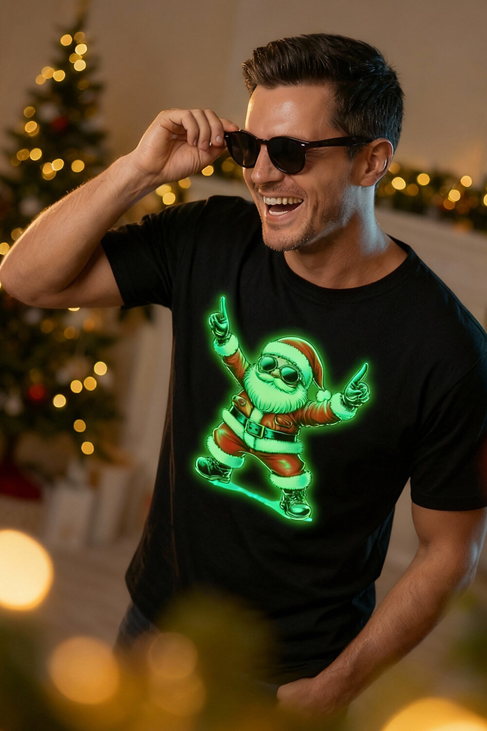 Натали Футболка 574388 8581 черный+дедМ крутой