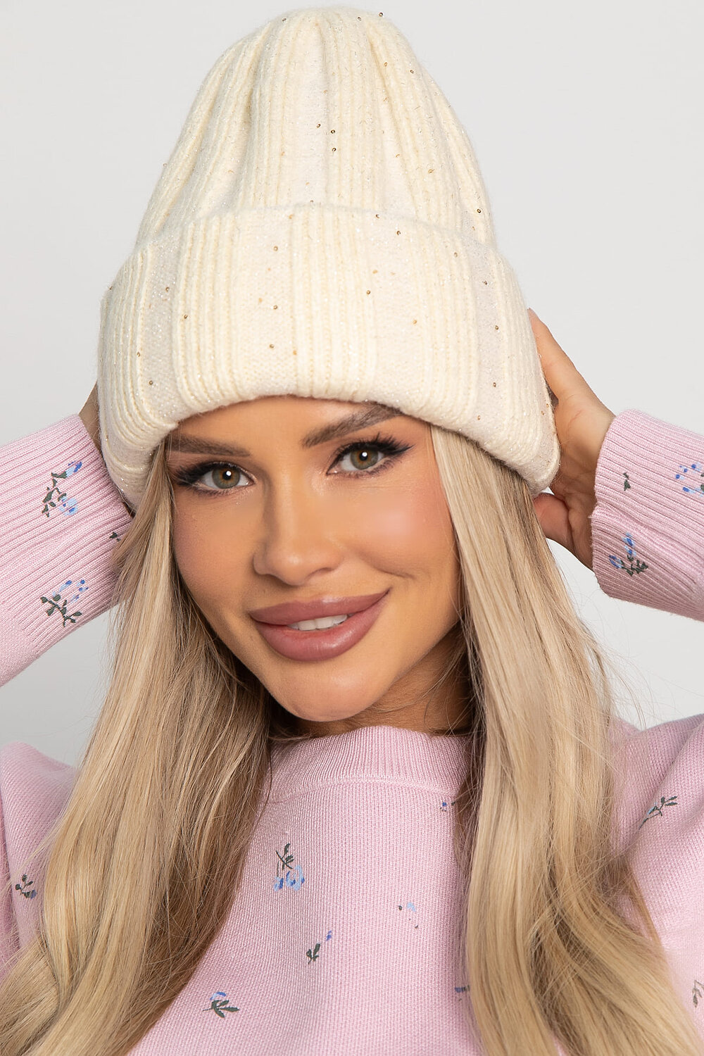 LT Collection Шапка 574391 Ш23-4М молочный