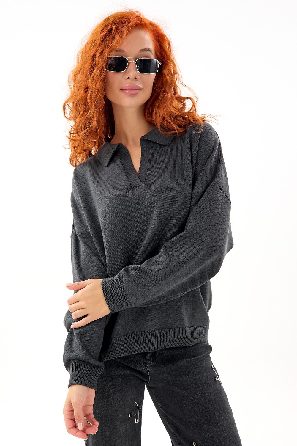 Lika Dress Джемпер 574396 10642 Темно-серый