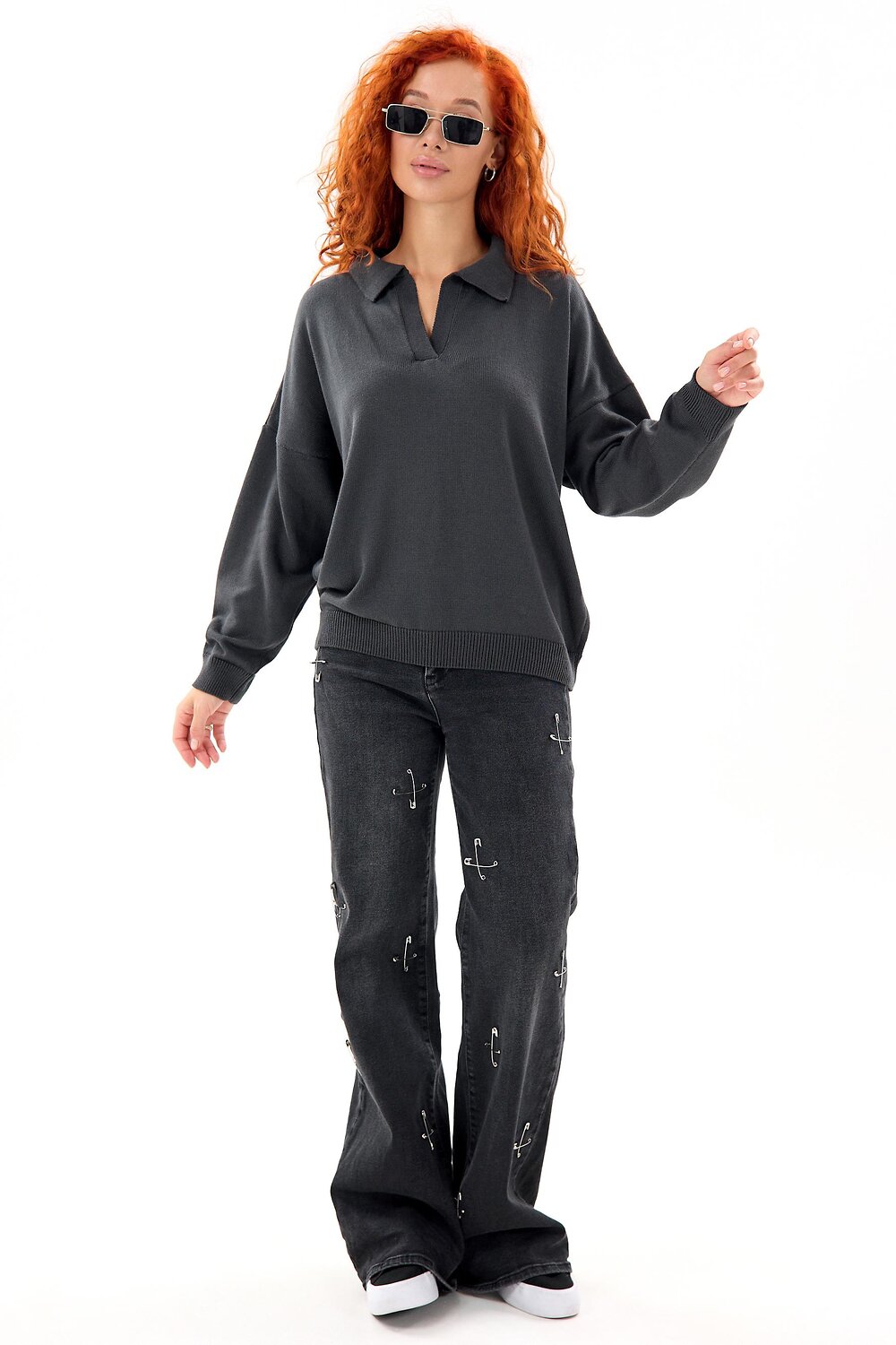 Lika Dress Джемпер 574396 10642 Темно-серый