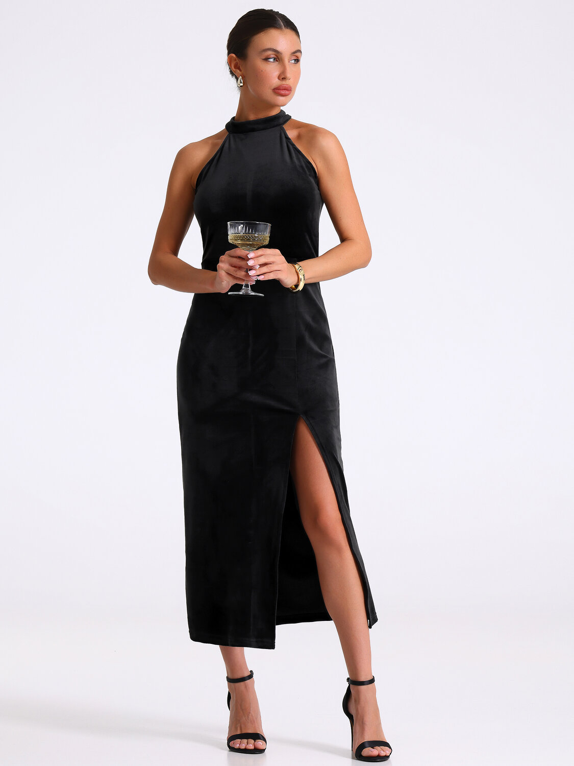 Апрель Платье 574424 1ЖПБ4954636 черный