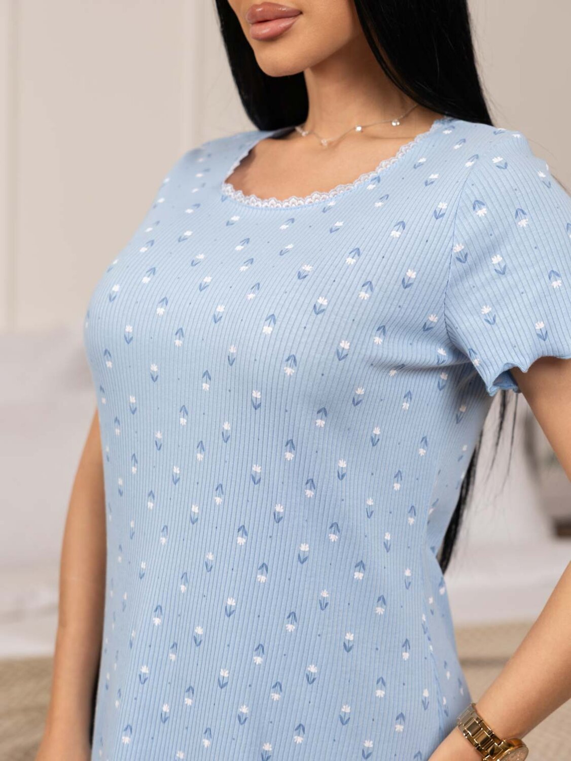 Текс-плюс Сорочка 574481 НФ-00246079 Голубой