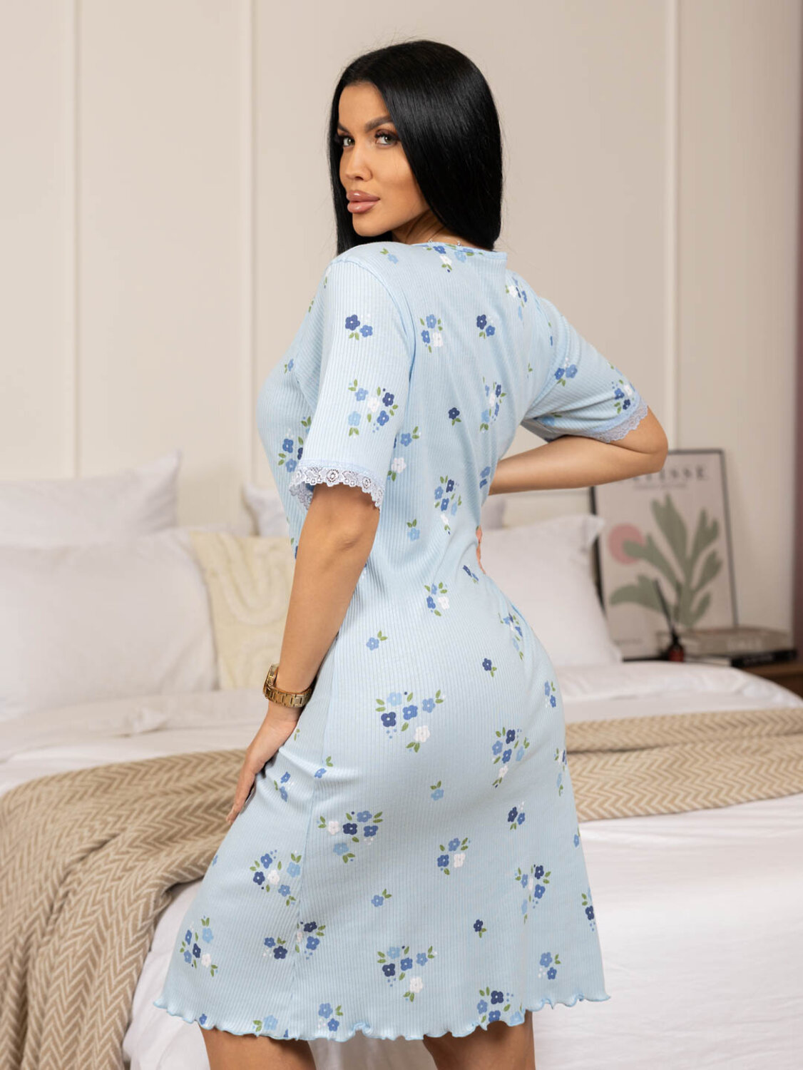 Текс-плюс Сорочка 574482 НФ-00246035 Голубой