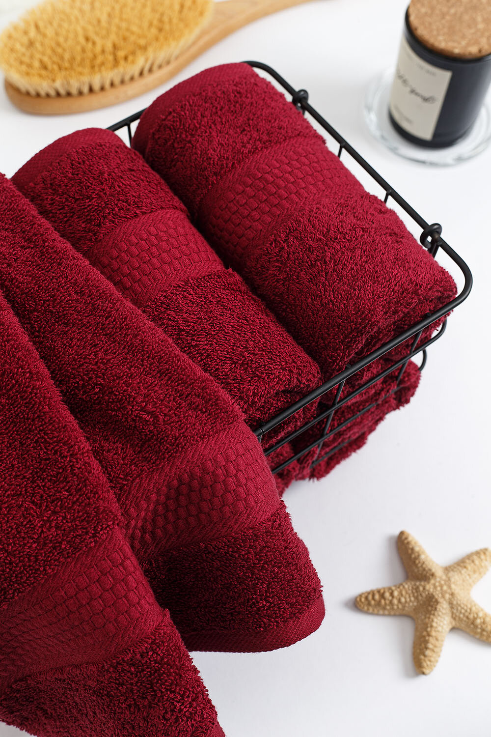 Текс-плюс Полотенце 574500 НФ-00245189 Бордовый