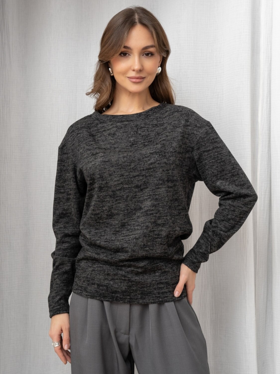 Binita Джемпер 574518 1229-6 графитовый