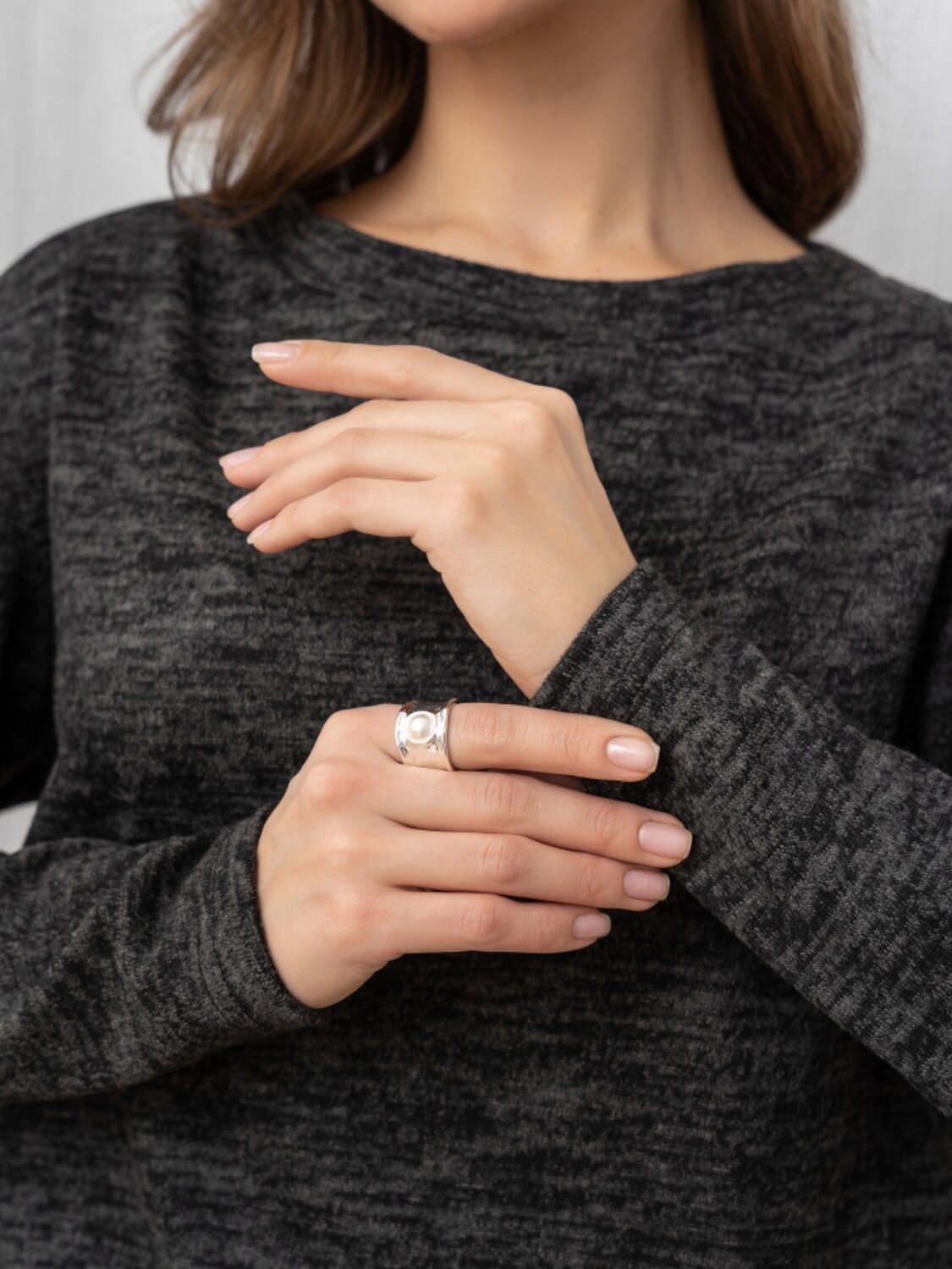 Binita Джемпер 574518 1229-6 графитовый