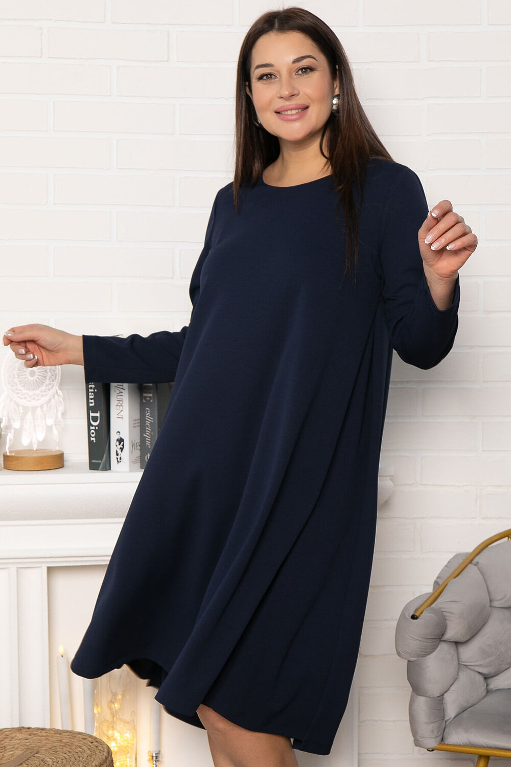 LT Collection Платье 574519 П14832-16М синий