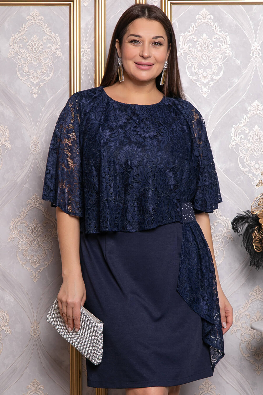 LT Collection Платье 574520 П14868-13М синий