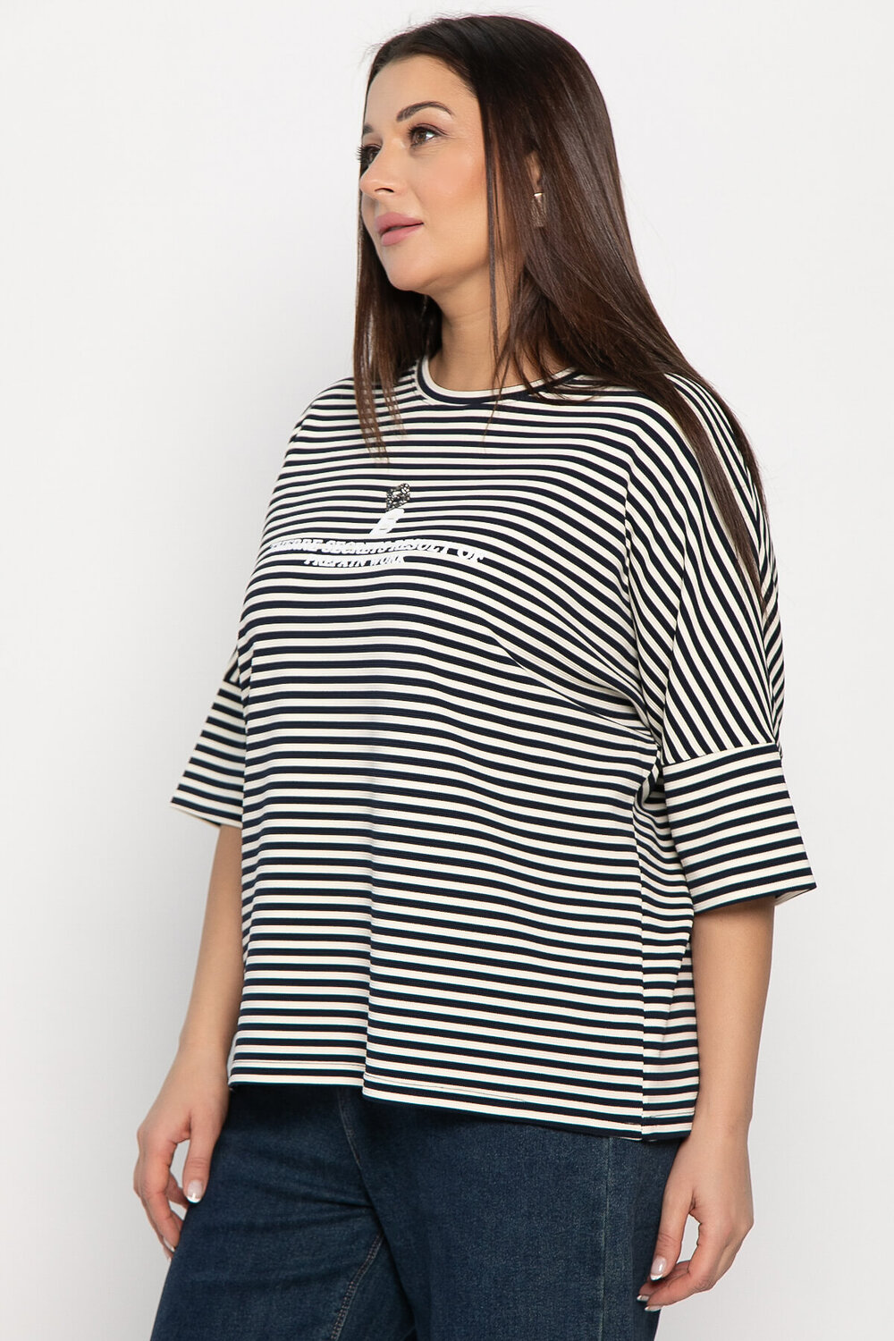 LT Collection Блуза 574541 Б14887-20М синий