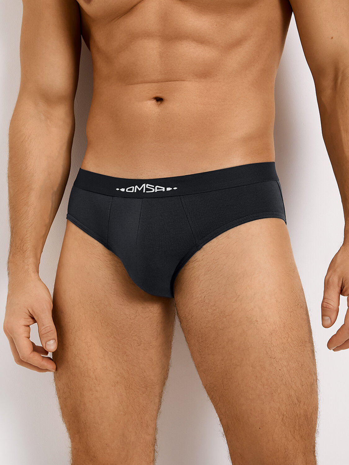 Omsa Трусы 574562 OmB 1224-1 Слипы муж. с откр. резинкой, CO Antracite (Серый)