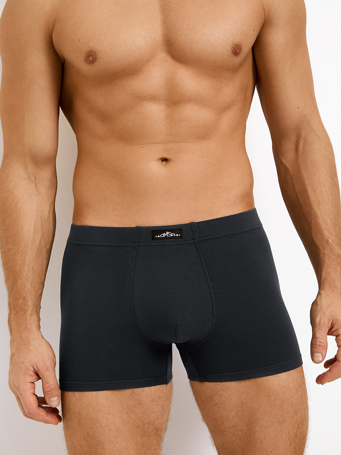 Omsa Трусы 574564 OmB 1233-1 Боксеры муж. с закр. резинкой, CO Antracite (Серый)