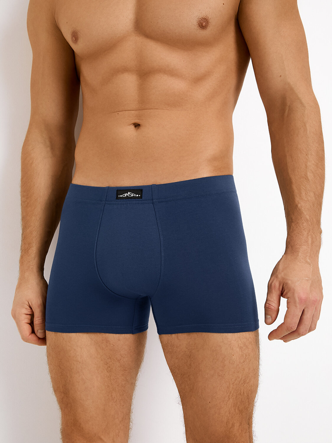 Omsa Трусы 574566 OmB 1233-1 Боксеры муж. с закр. резинкой, CO Blu (Синий)