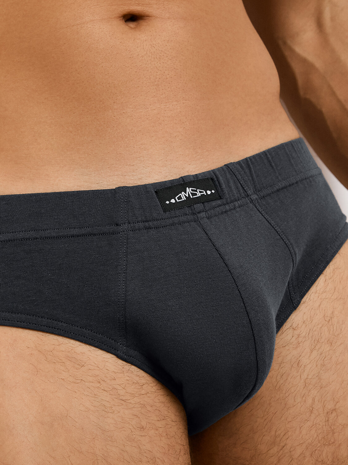 Omsa Трусы 574568 OmB 1223-1 Слипы муж. с закр. резинкой, CO Nero (Черный)