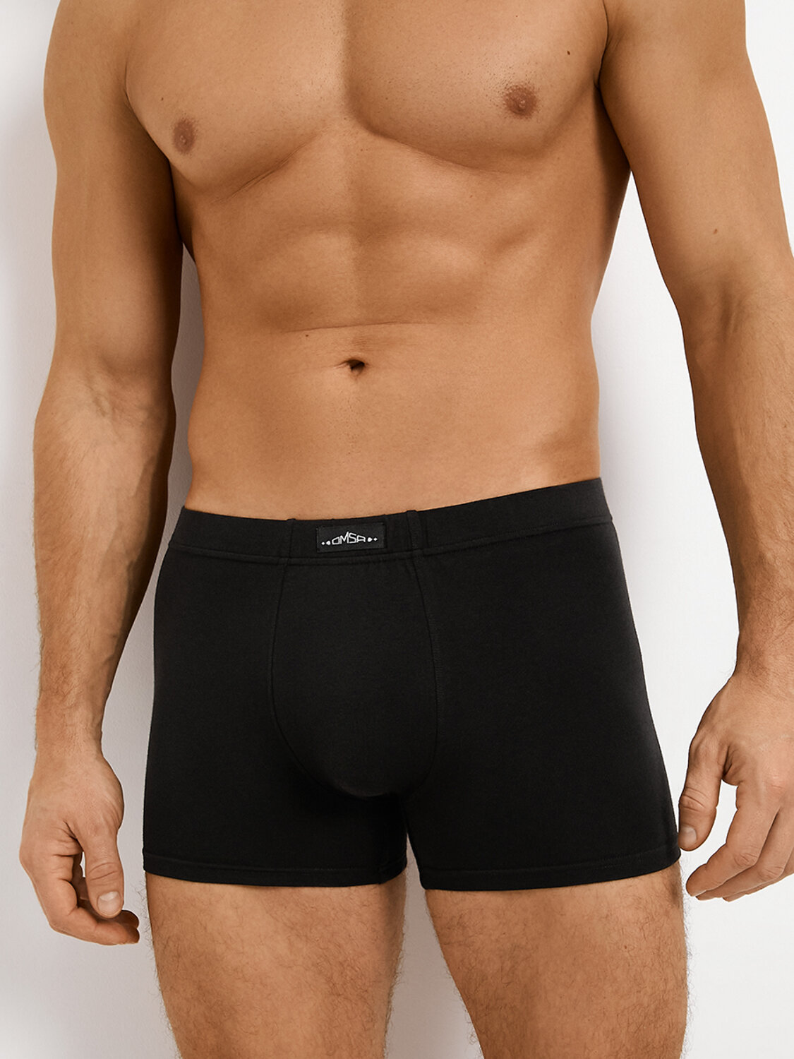 Omsa Трусы 574569 OmB 1233-1 Боксеры муж. с закр. резинкой, CO Nero (Черный)