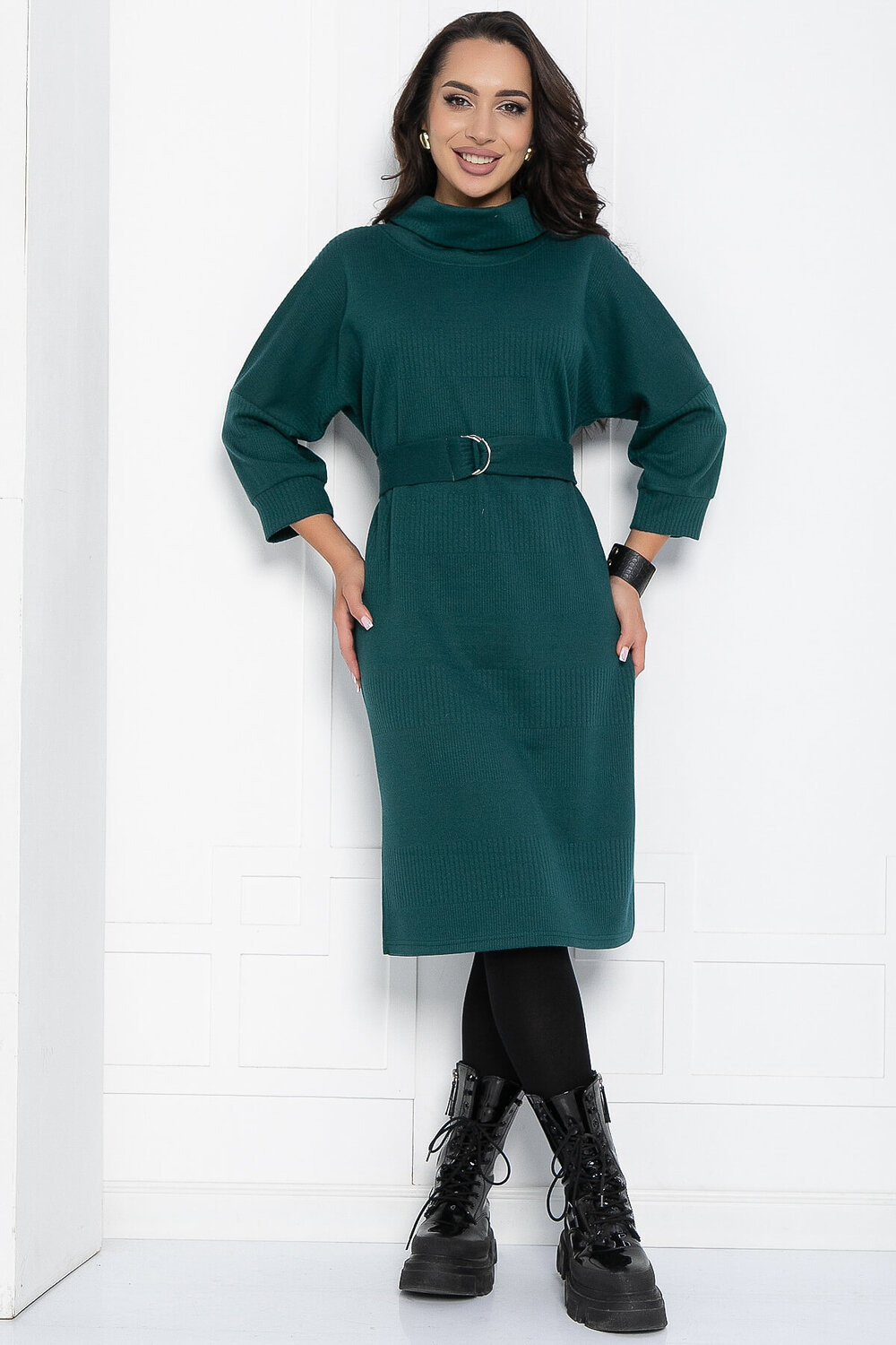 LT Collection Платье 574612 П14963-4М зеленый