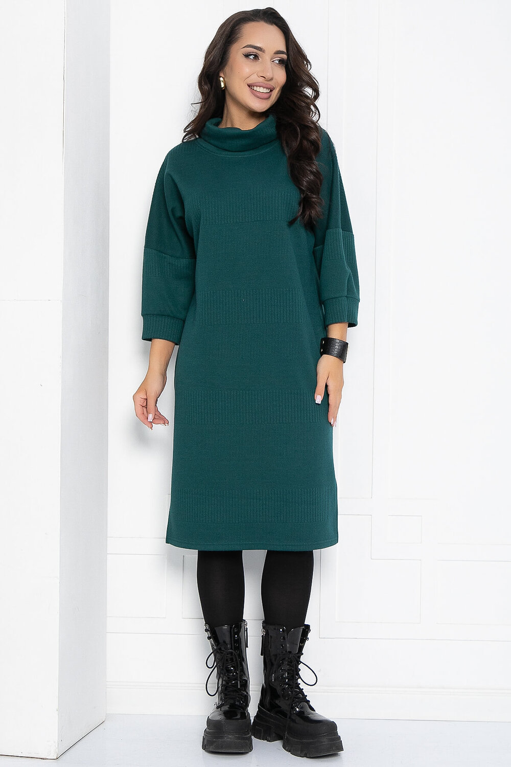 LT Collection Платье 574612 П14963-4М зеленый