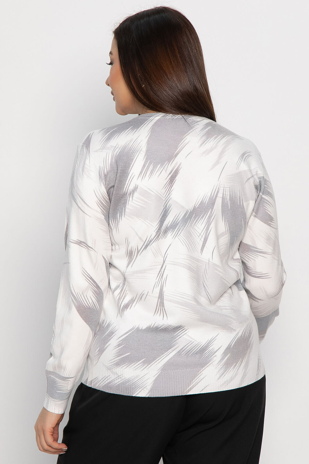 LT Collection Лонгслив 574613 Б14957-18М серо-белый