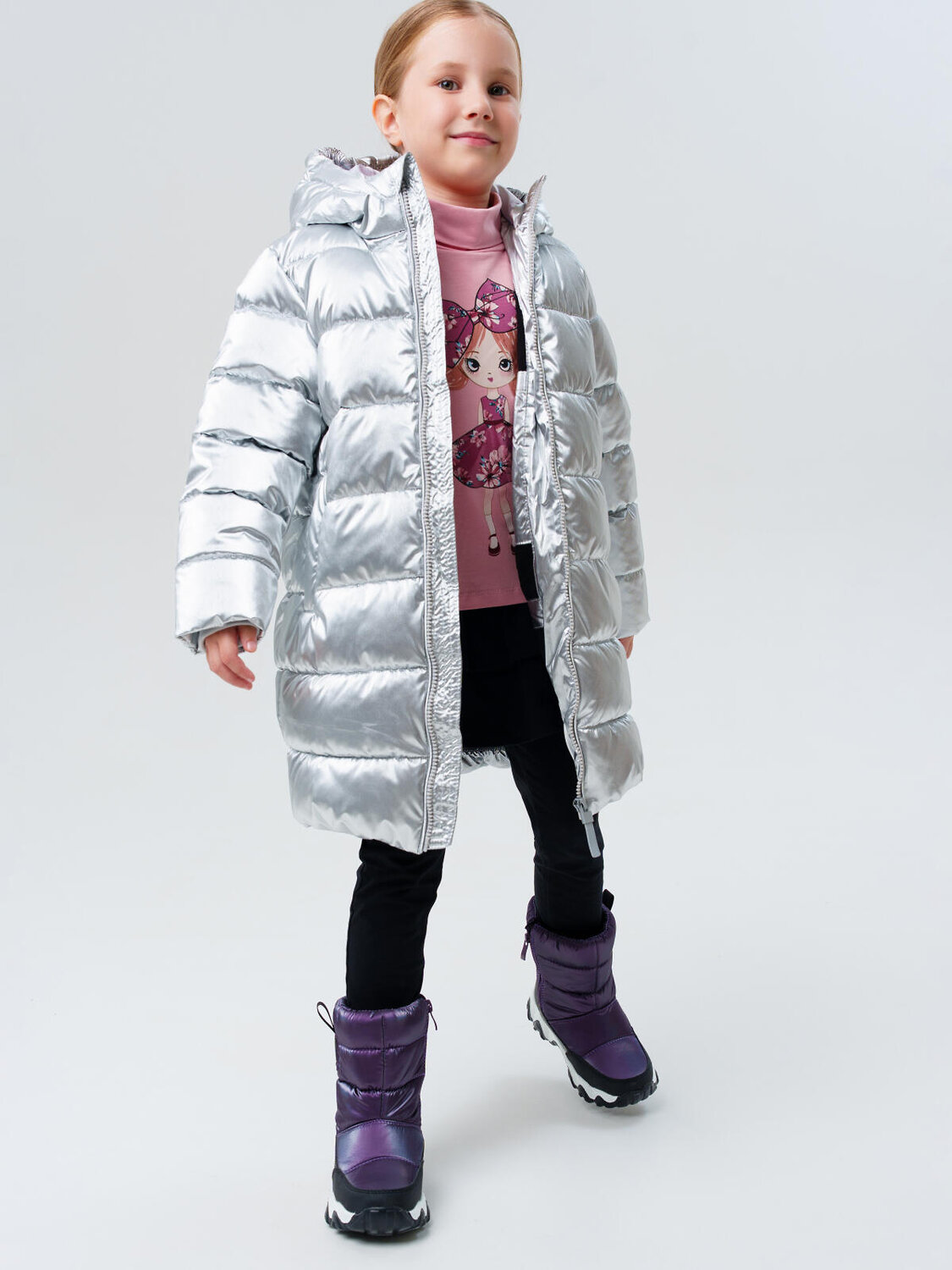 PLAYTODAY Сапоги 574642 32542703 черный,фиолетовый