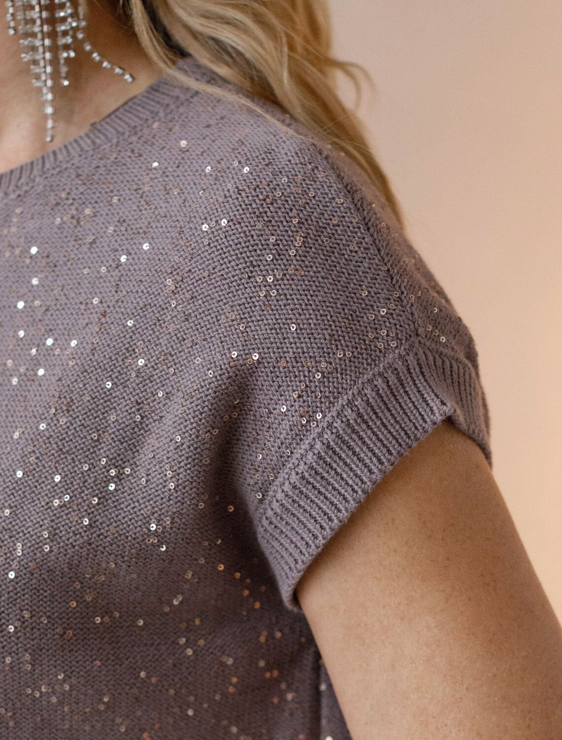 VILATTE Джемпер 574651 D39.569 кофейный