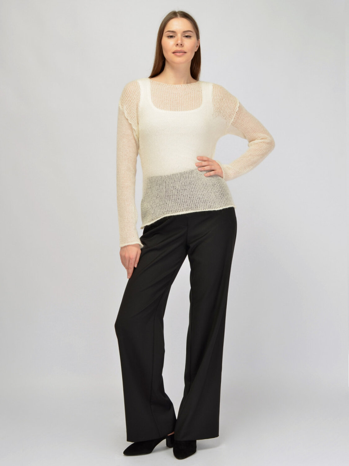 VISERDI Джемпер 574706 10460-мол 1451550 молочный