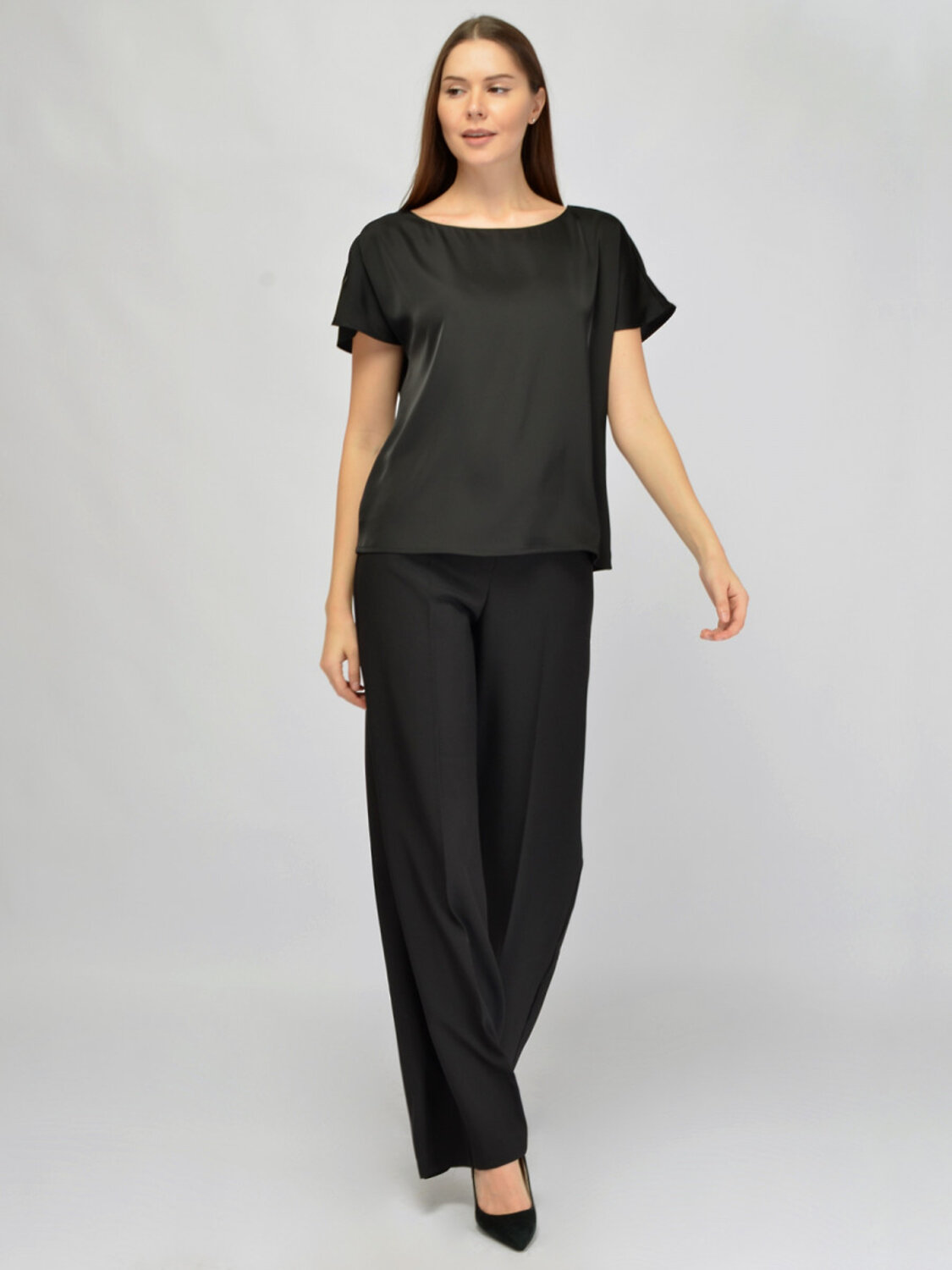 VISERDI Блузка 574711 10439-чер 145750 черный