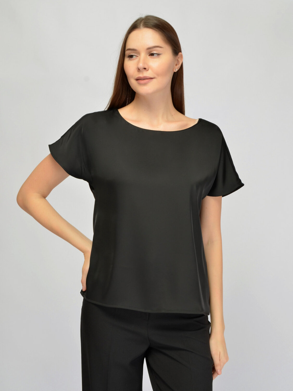 VISERDI Блузка 574711 10439-чер 145750 черный