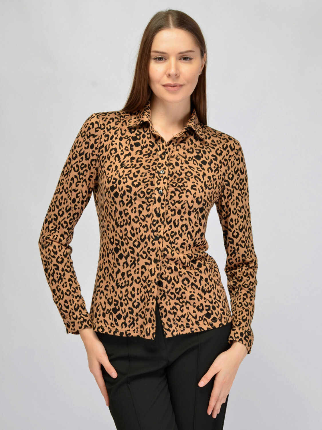 VISERDI Блузка 574713 1623-блп 1451020 коричневый