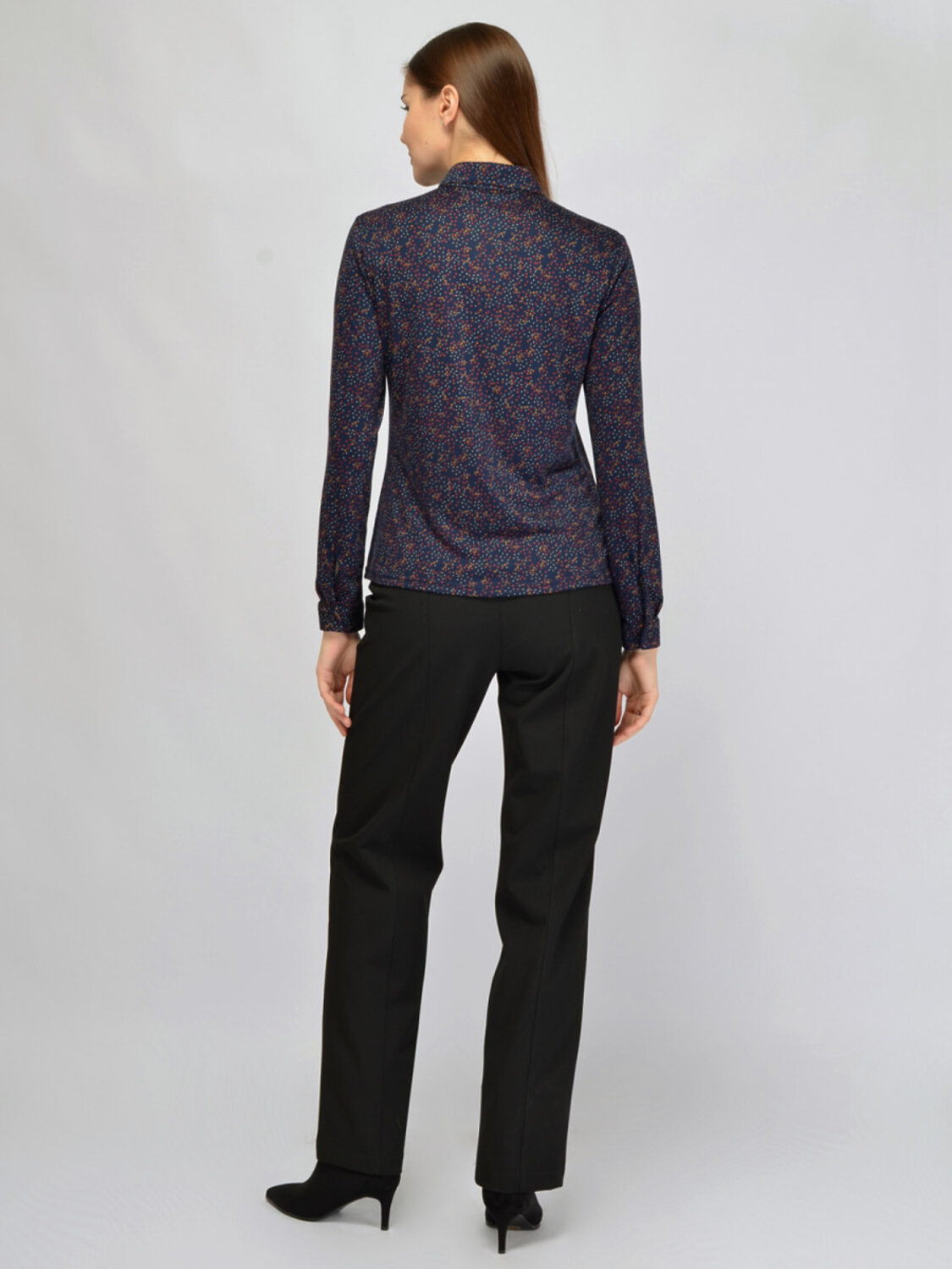 VISERDI Блузка 574715 1623-сгр 1451020 синий